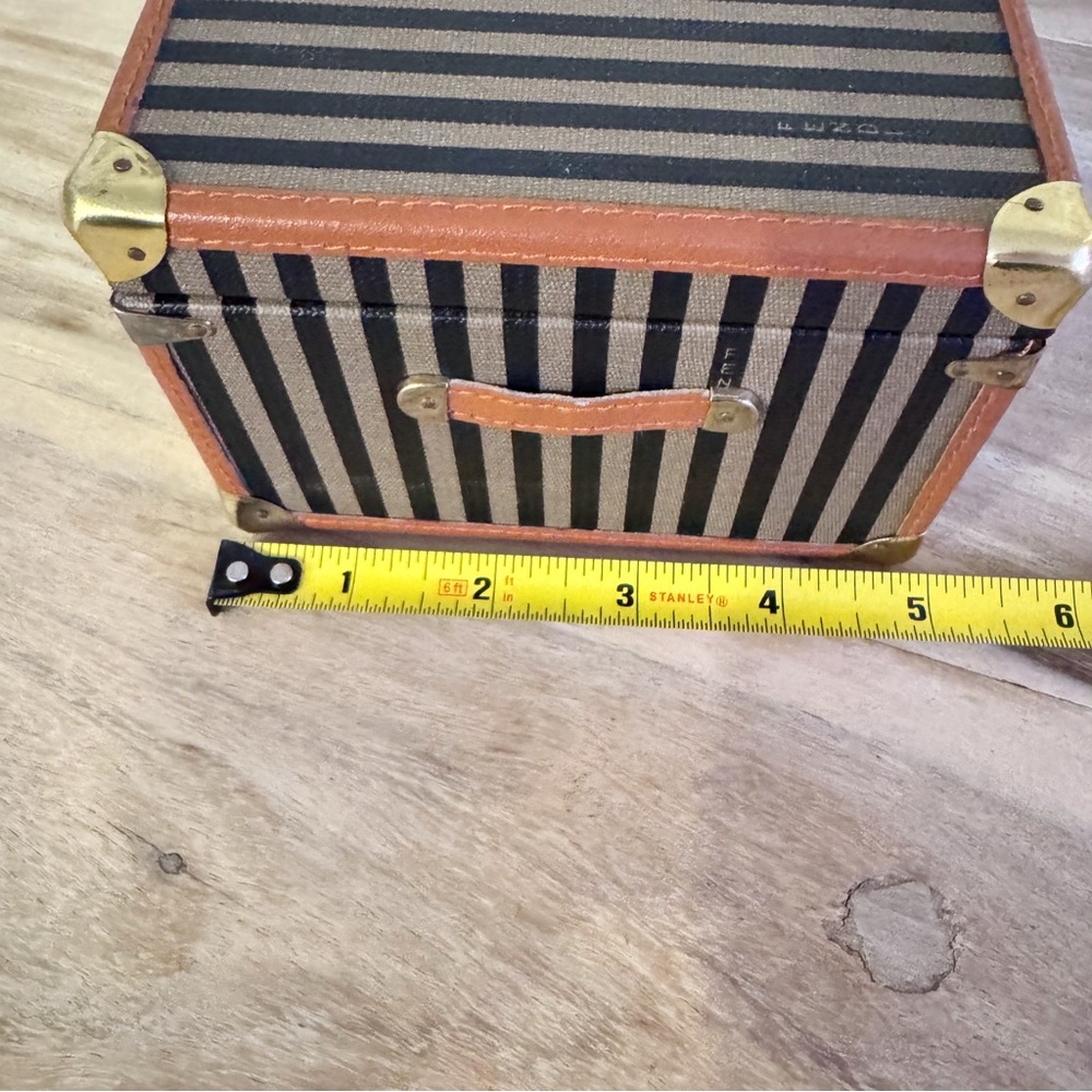 1980 FENDI Cubic Zucca Stripe Box - Picture 8 of 11